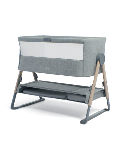 Lua Bedside Crib - Grey