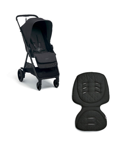 Libro Stroller Bundle with Quilted Memory Foam Liner (Set of 2) – Liquorice/Graphite