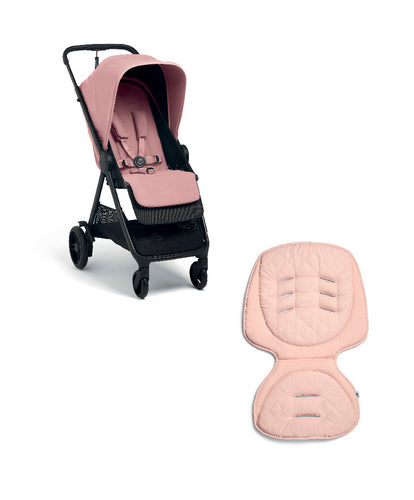 Libro Stroller Bundle with Quilted Memory Foam Liner (Set of 2) – Peony