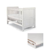 Atlas Cotbed & Premium Pocket Spring Bundle - Nimbus White