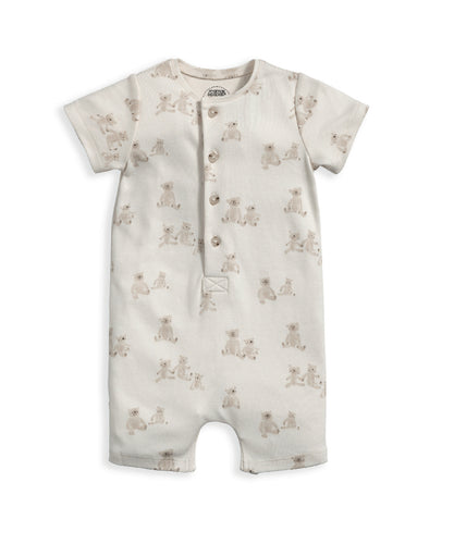 Bear Print Shortie Romper