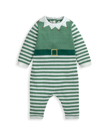 Elf Knitted Christmas Romper