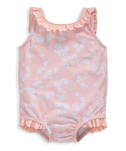Floral All Over Print Swimming Costume