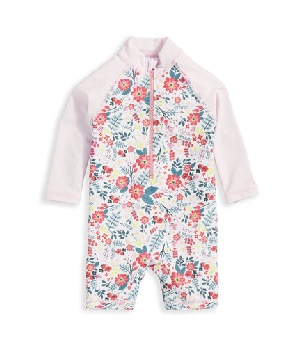 Floral Print Long Sleeve Rashsuit