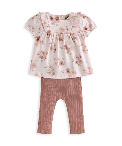 Floral T-Shirt & Leggings Set