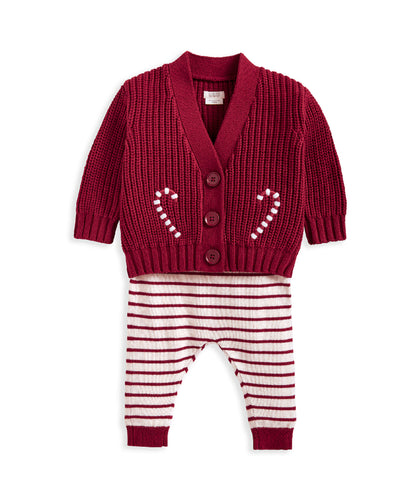 Ho Ho Ho Christmas Cardigan & Leggings