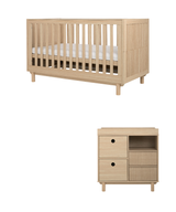 Oska 2-Piece Cotbed Set with Narrow Dresser & Changing Unit