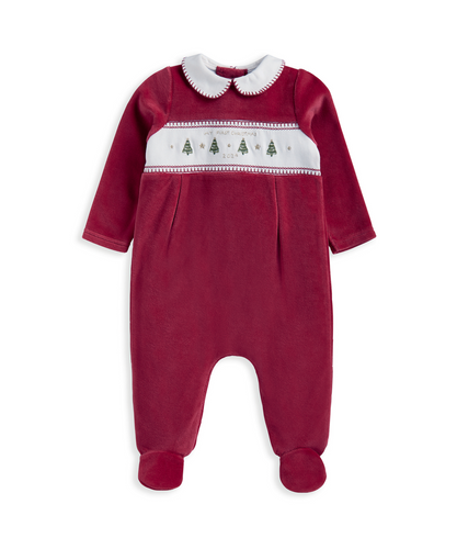 My First Christmas Sleepsuit - Red