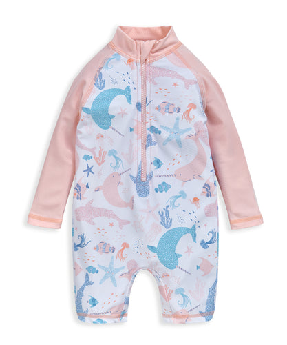 Narwhal Print Rash Suit
