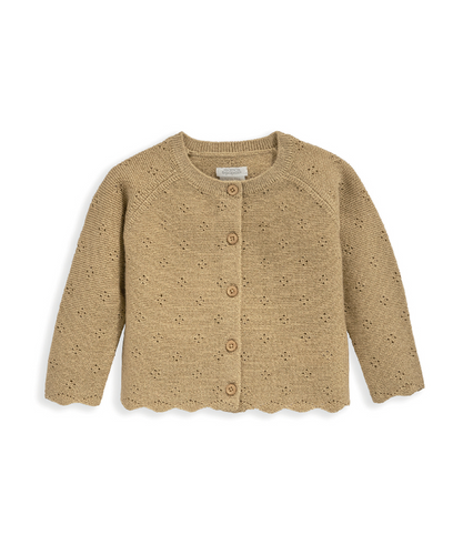 Scallop Hem Cardigan