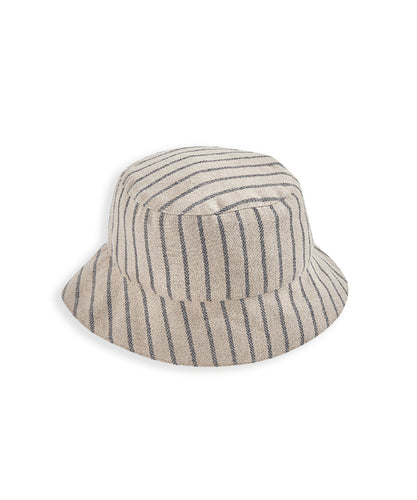 Stripe & Chambray Bucket Hat