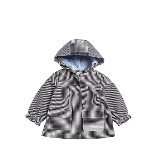 Striped Mac Coat