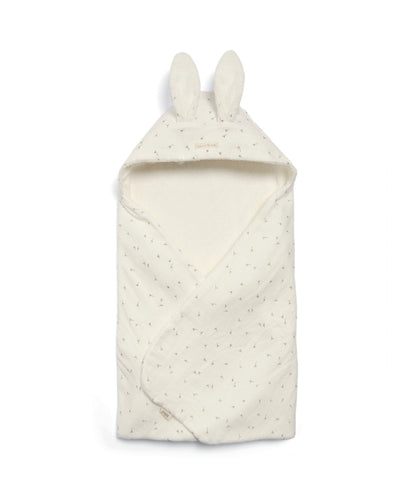 Welcome to the World Seedling Seed Hooded Towel - White