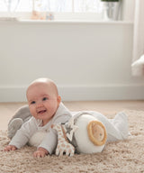 Welcome to the World Elephant Tummy Time Roll - Grey