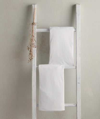 Lua Bedside Crib Sheets - White (Set of 2)