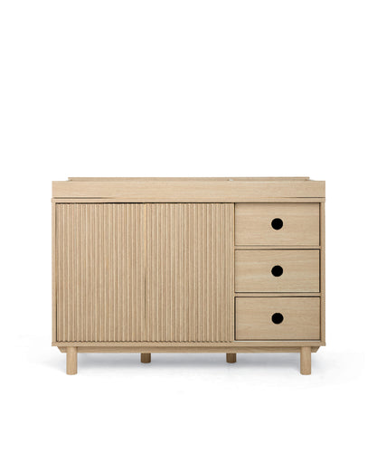 Oska Wide Dresser Changer - Natural Oak