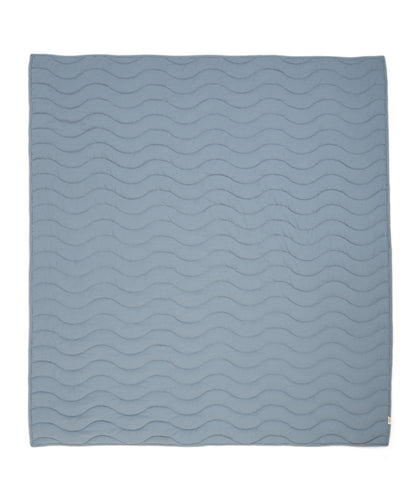 Quilt (3 Tog) - Blue Mustard Wave