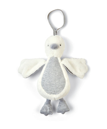 Welcome to the World Chime Duck Travel Toy - Grey