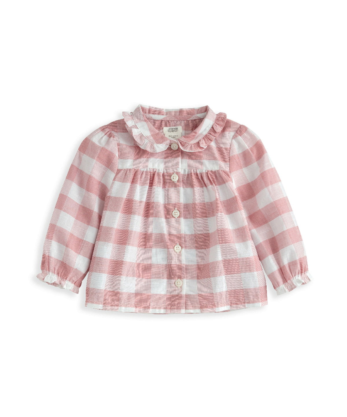 Gingham Pajamas - Pink Checks – Mamas & Papas Philippines