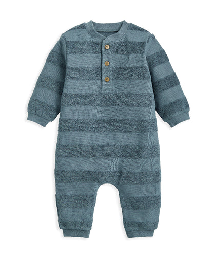 Striped Romper – Blue