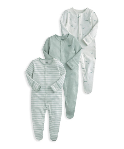 Whale Sleepsuits (Set of 3)