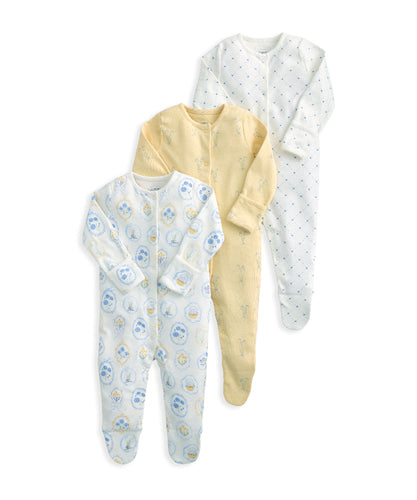 Delicate Dreamer Sleepsuits (Set of 3)