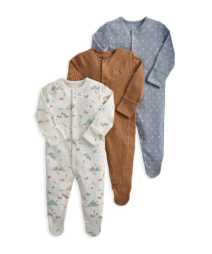 Rodeo Cards & Horse Sleepsuits (Set of 3)