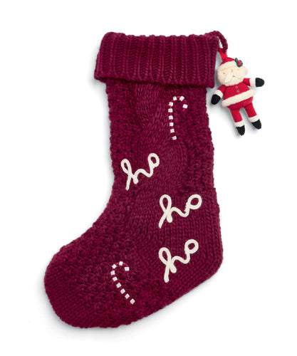 HO HO HO Christmas Stocking