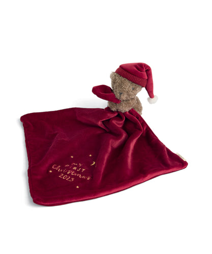 My First Christmas Teddy Bear Comforter