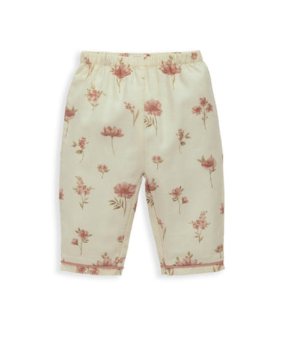 Floral Woven Pajamas
