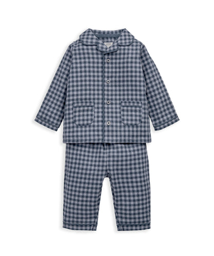 Blue Gingham Pajamas