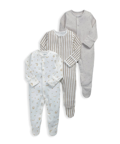 Circus Sleepsuits (Set of 3)