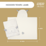 Hooded Towel - Lamb