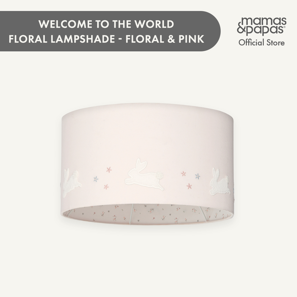 Pink deals nursery lampshade