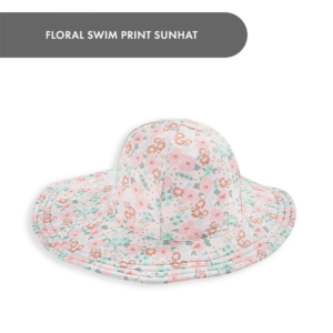 Floral Swim Print Sunhat