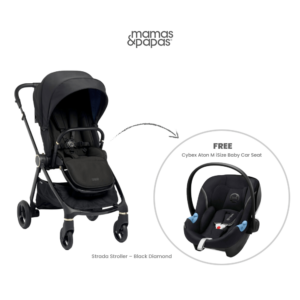 Promo Bundle: Strada Stroller - Black Diamond and Baby Car Seat