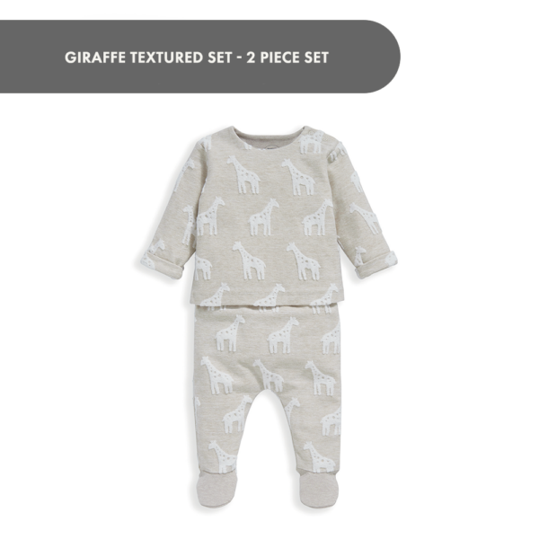 Giraffe Textured Set - 2 Piece Set