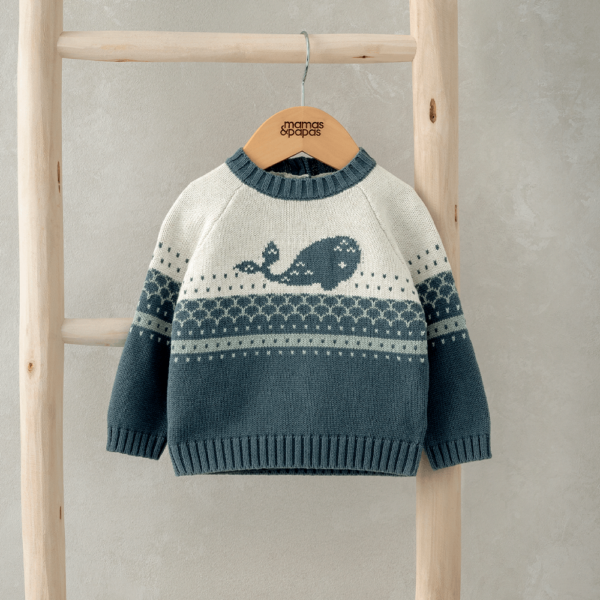 Whale Knitted Jumper - Image 2