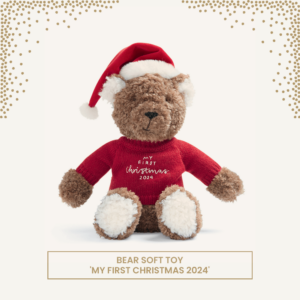 Bear Soft Toy - 'My First Christmas 2024'