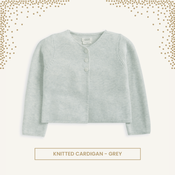 Knitted Cardigan - Grey