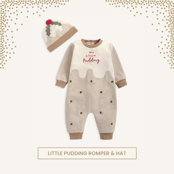 Little Pudding Romper & Hat