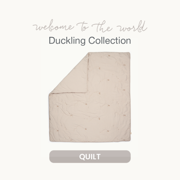 Quilt 4.0 Tog - Welcome to the World Duckling - Soft Taupe