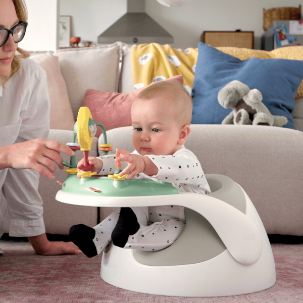 Snug Floor Seat with Activity Tray - Clay - Image 3