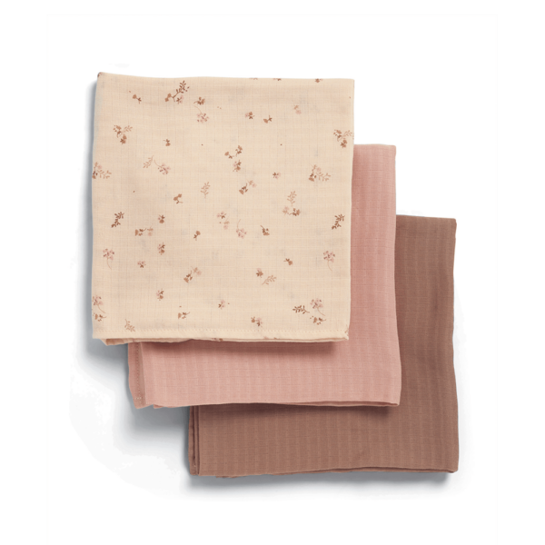 Large Muslin Cloths (3 Pack) - Welcome to the World Wildflower - Image 5