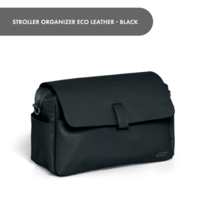 Stroller Organizer Eco Leather - Black