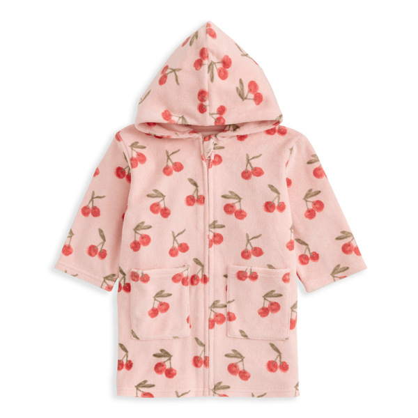 Cherry Print Hood Poncho - Image 2