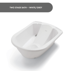 Two Stage Bath – White/Grey