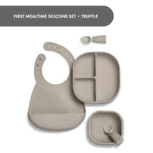 First Mealtime Silicone Set – Truffle